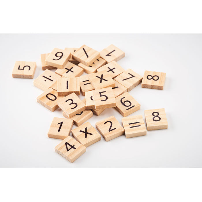 Branded Wooden Educational Counting Game without branding
