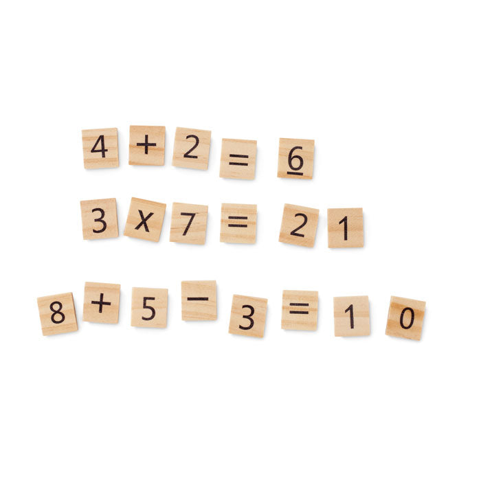 Branded Wooden Educational Counting Game without branding