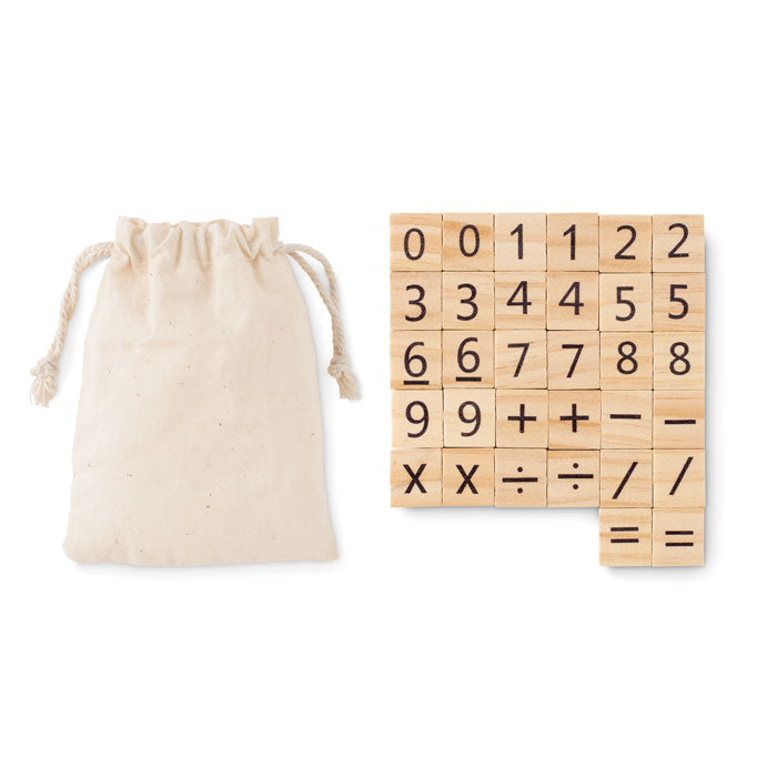 Branded Wooden Educational Counting Game without branding