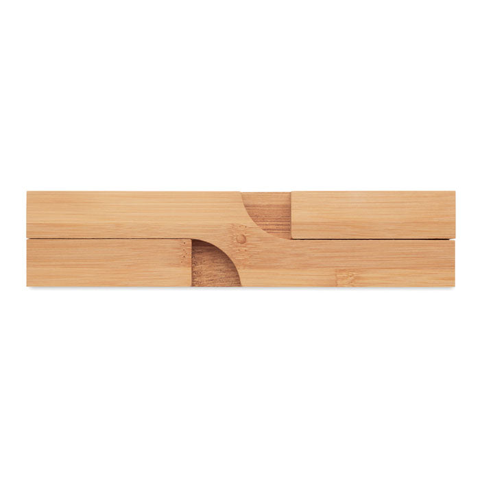 Branded Bamboo Foldable Pot Stand without branding