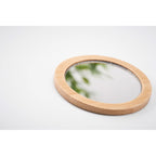 Branded Bamboo Magnifying Make-Up Mirror without branding