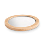 Branded Bamboo Magnifying Make-Up Mirror without branding