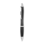 Branded RPET Push Button Ball Pen in Grey