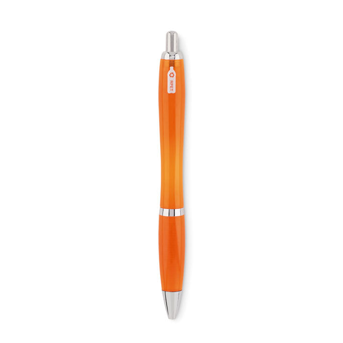 Branded RPET Push Button Ball Pen without branding