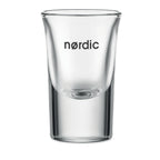 Branded reusable shot glass, printed