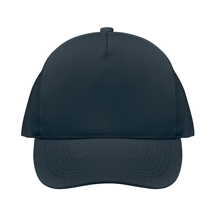 Branded Organic Cotton 5 Panel Cap 250gsm without branding