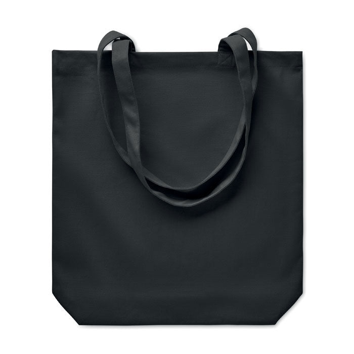 Branded Canvas Shopping Bag 270gsm in Black