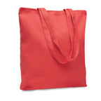 Branded Canvas Shopping Bag 270gsm in Red