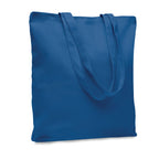 Branded Canvas Shopping Bag 270gsm in Blue