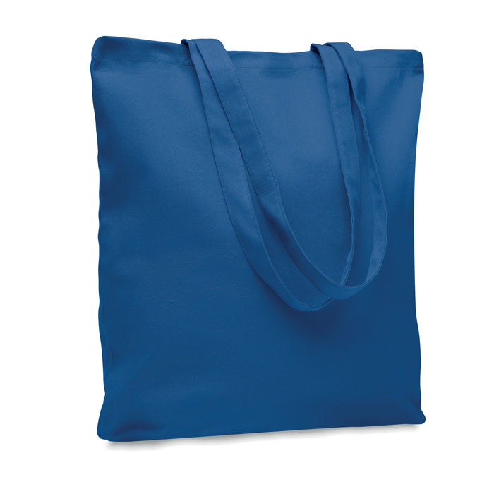 Branded Canvas Shopping Bag 270gsm in Blue