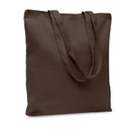 Branded Canvas Shopping Bag 270gsm in Brown