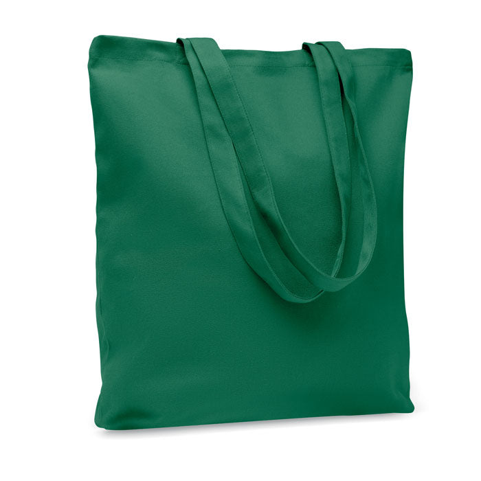 Branded Canvas Shopping Bag 270gsm in Green