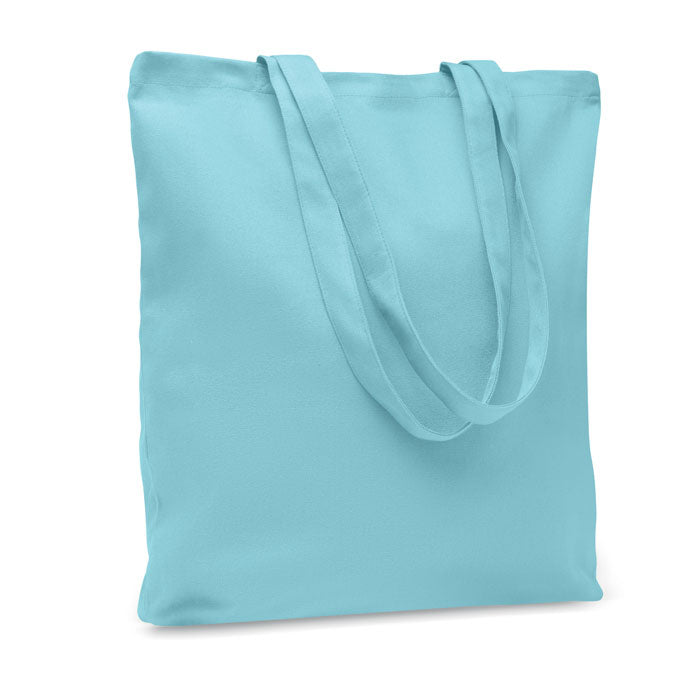 Branded Canvas Shopping Bag 270gsm in Blue