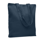 Branded Canvas Shopping Bag 270gsm in Blue