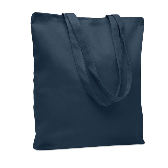 Branded Canvas Shopping Bag 270gsm in Blue