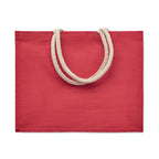 Coloured Jute Tote Bag without branding