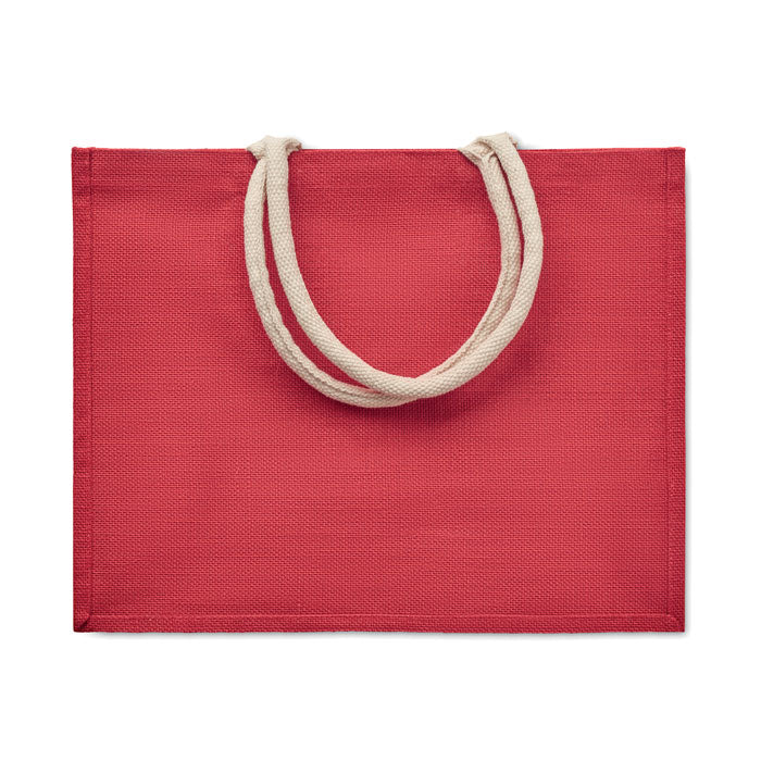 Coloured Jute Tote Bag without branding