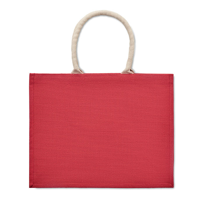 Coloured Jute Tote Bag without branding