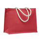 Coloured Jute Tote Bag