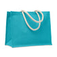 Coloured Jute Tote Bag