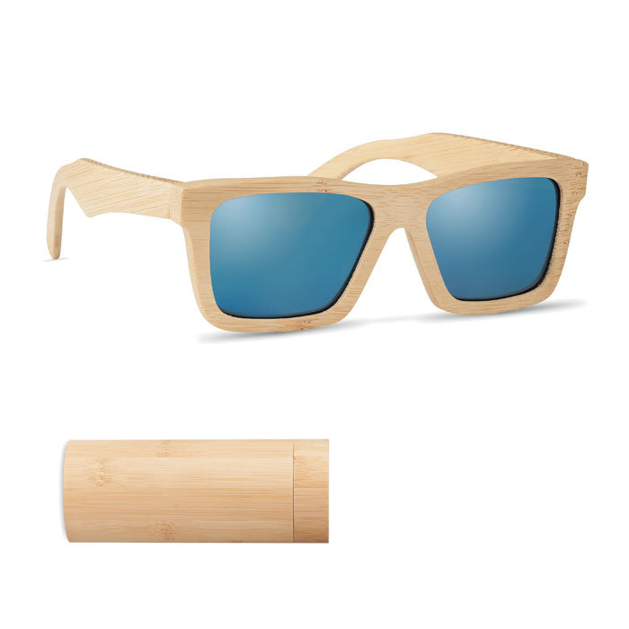 Bamboo glasses and case