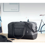 Branded RPET Felt Weekend Bag in use