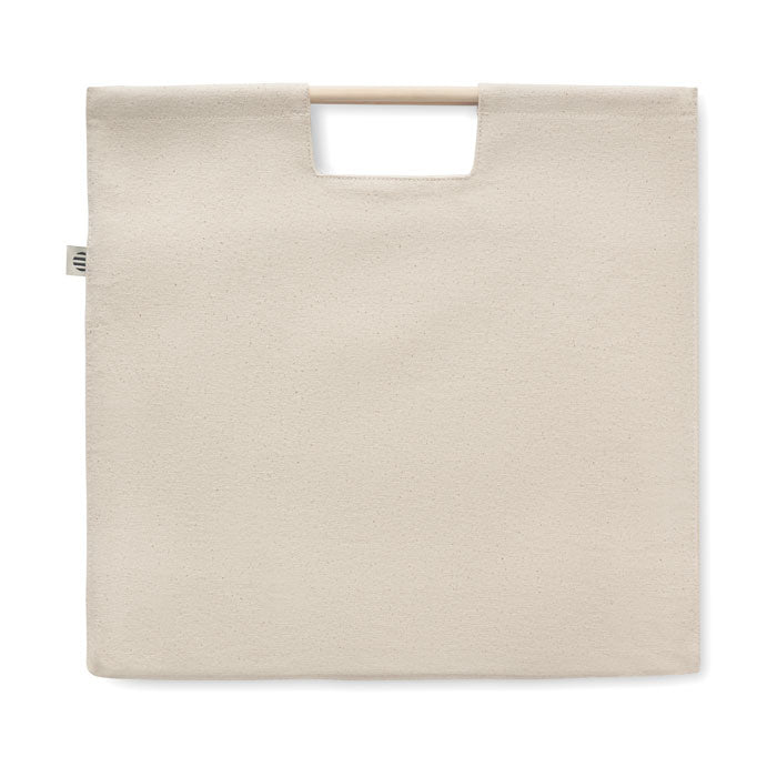 Organic Canvas Bag with Bamboo Handles without branding