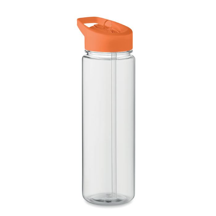 RPET Plastic Water Bottle with Straw