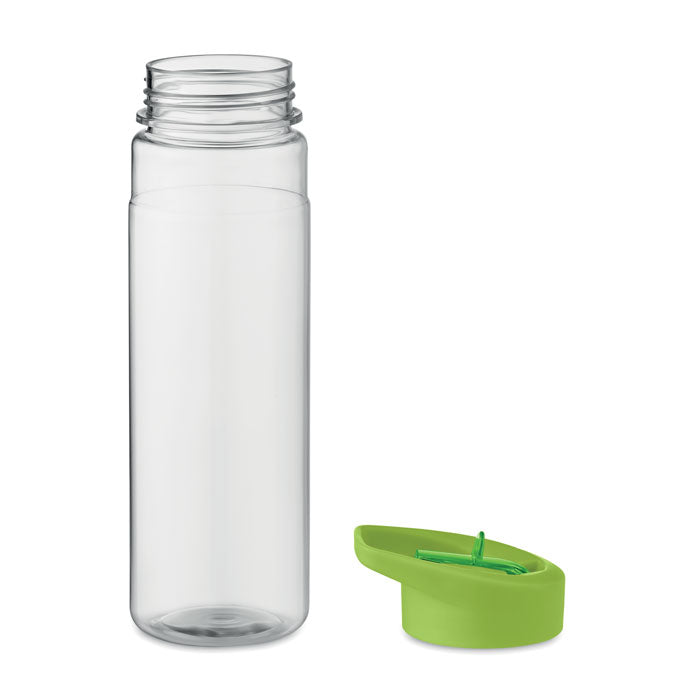 Branded RPET Flip-Lid Bottle with Straw without branding