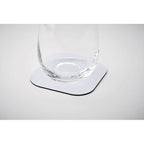 Branded Sublimation Coaster with Rubber Base without branding