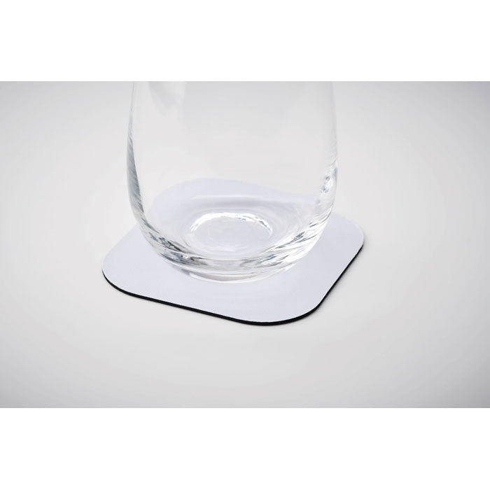 Branded Sublimation Coaster with Rubber Base without branding