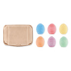 Branded Chalk Eggs in Box without branding