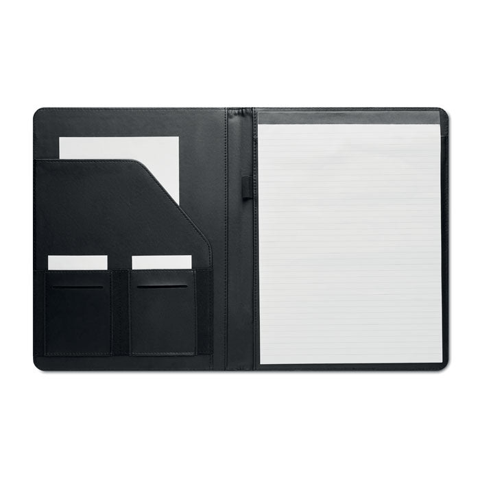 Branded A4 RPET Conference Folder with Bamboo Paper Notepad without branding