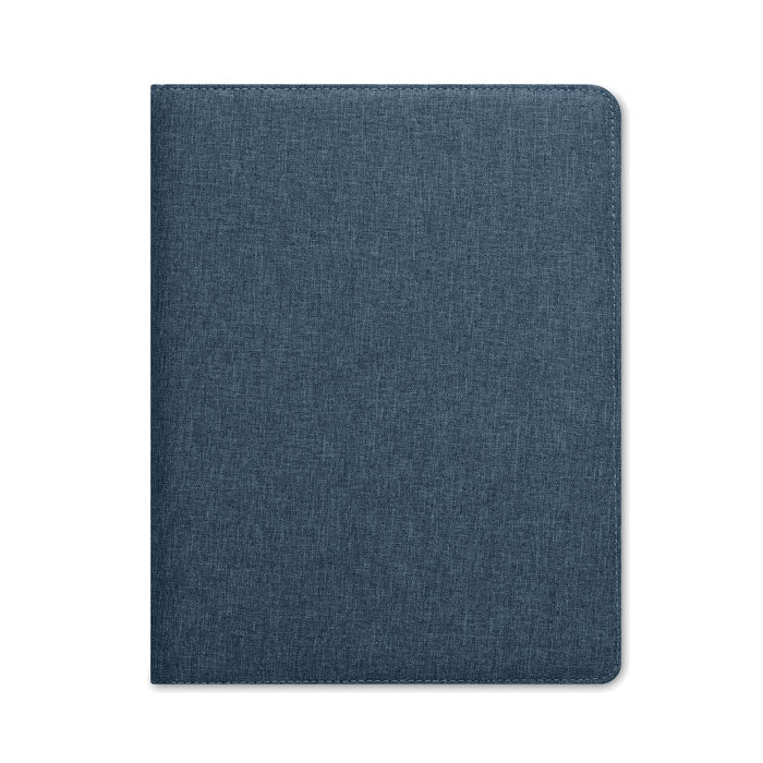 Branded A4 RPET Conference Folder with Bamboo Paper Notepad without branding