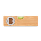 Branded Bamboo Spirit Level with Bottle Opener without branding