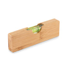 Branded Bamboo Spirit Level with Bottle Opener without branding