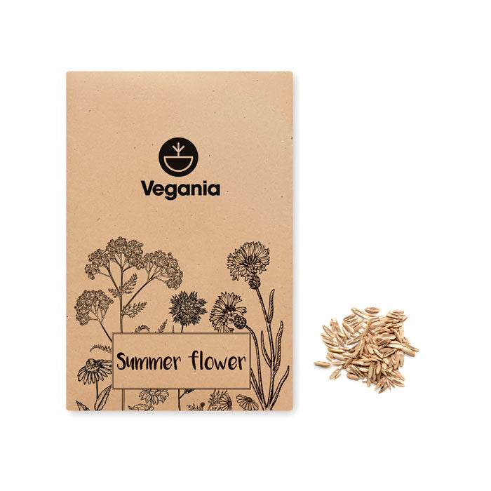 Branded Summer Flower Seeds in Envelope