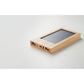 Solar Panel Power Bank with Bamboo Casing