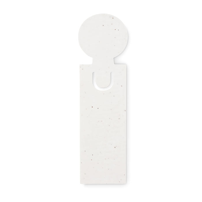Branded Lightbulb Seed Paper Bookmark with Memo Pad without branding
