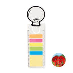 Branded Lightbulb Seed Paper Bookmark with Memo Pad