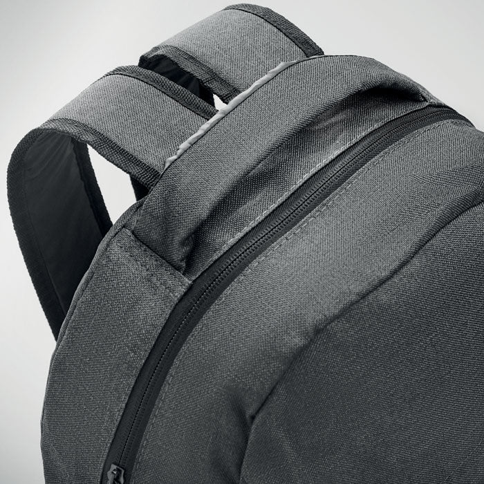 Branded 600D RPET 2 Tone Backpack without branding