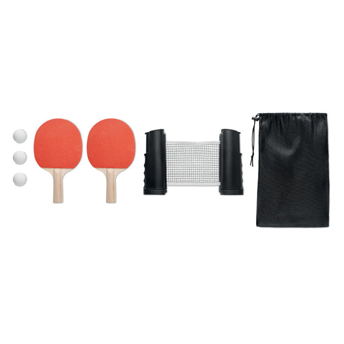 Branded Roll Net Table Tennis Set without branding