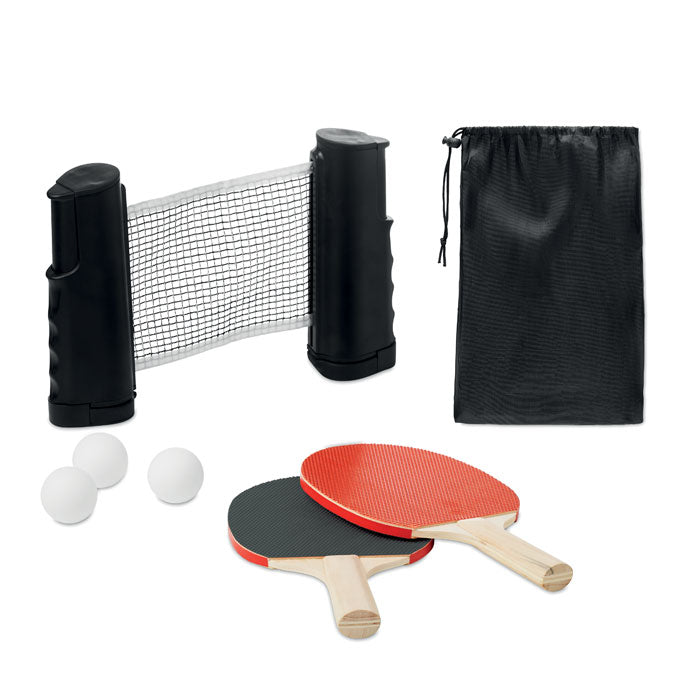 Branded Roll Net Table Tennis Set without branding