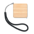 Branded 1m Bamboo Measuring Tape without branding