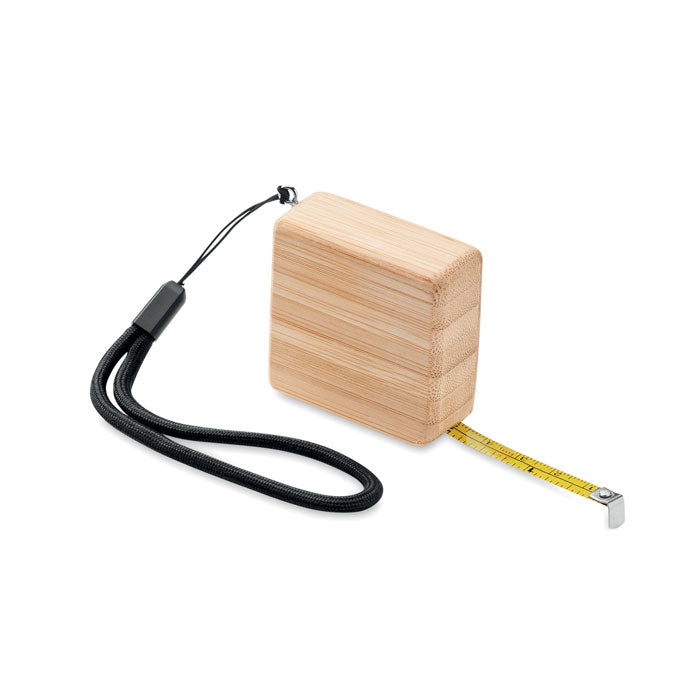 Branded 1m Bamboo Measuring Tape