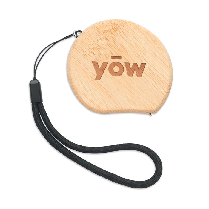 Branded 2m Bamboo Measuring Tape