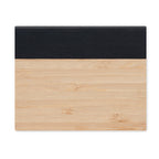Branded Bamboo Cover Sticky Note Memo Pad without branding