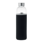 Branded Glass Bottle with Neoprene Pouch - 750ml without branding