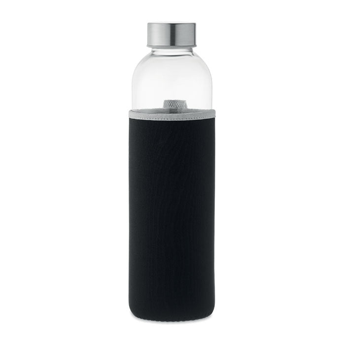Branded Glass Bottle with Neoprene Pouch - 750ml without branding