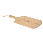 Branded Bamboo Serving Board with Jute Rope